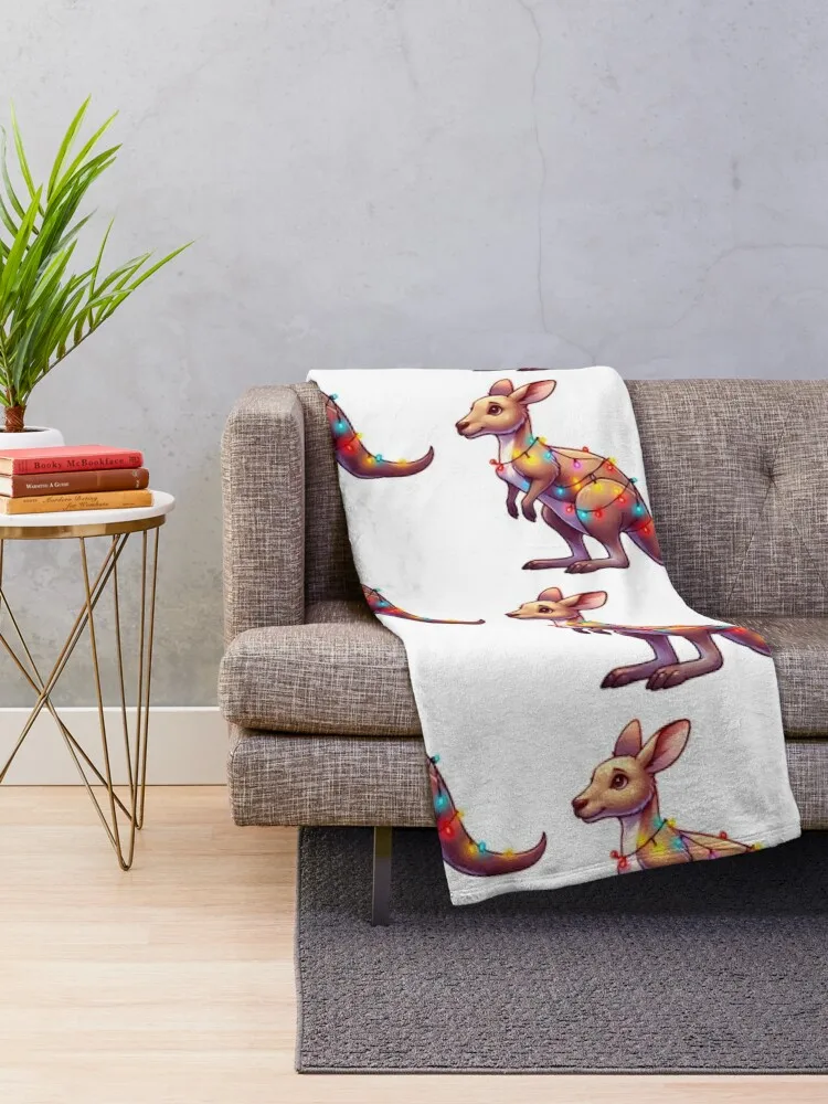 Фланелевое одеяло &quotМилый рождественский кенгуру&quot