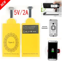 Lightweight Wireless Charging Receiver For Samsung Huawei Xiaomi Universal Micro USB Type Fast Wireless Charger Adapter