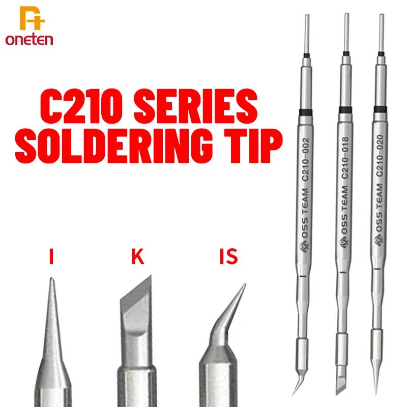 

Наконечники для паяльника OSS C210 C115 T245, универсальные наконечники для паяльника JBC C210 C245 C115, совместимые с SUGUN Maant GVM OSS, ручка для паяльной станц...
