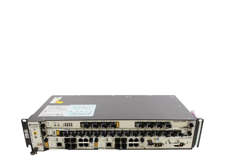 Фото Оптический линейный терминал FTTH MA5608T, 16-портовый GPFD Mini OLT с питанием постоянного тока 1G 10G 5608T OLT для использования оптоволокна №4
