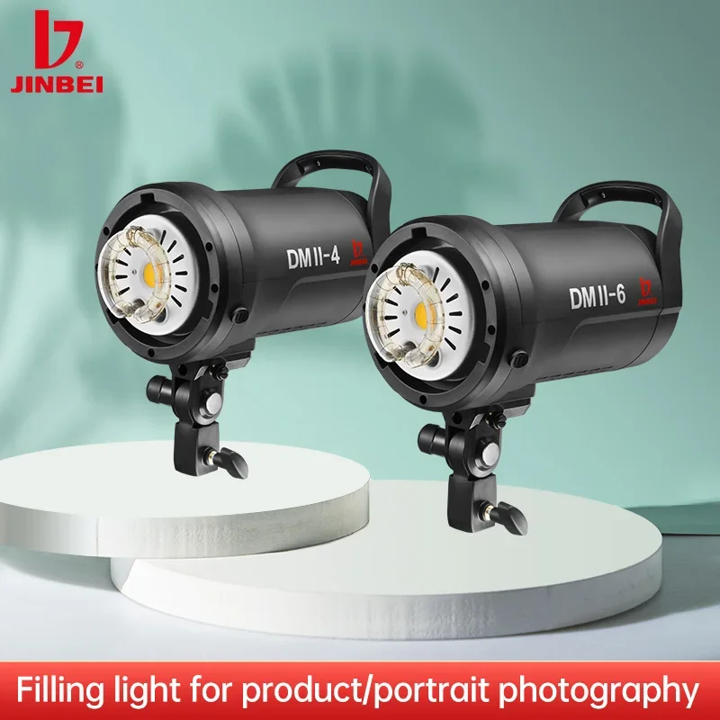 

JINBEI DMII Photo Studio Photography Flash Lights 400W GN66 600W GN80 With Bowens Mount For Wedding Portrait Product Shooting