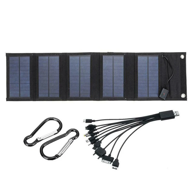 

2X 70W Foldable USB Solar Panel Solar Cell Portable Folding Waterproof Solar Panel Charger For Mobile Phone