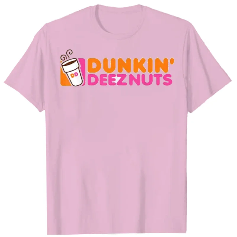 Футболка Dunkin' Deez Nuts-Dunkin Deeznuts эстетичная одежда футболки с рисунком топы