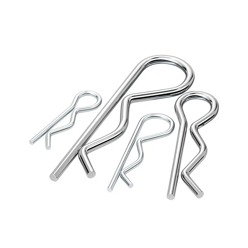 Фото M1 M1.2 M1.5 M1.6~M7 Углеродистая сталь/нержавеющая сталь R Тип Пружинный штифт Волнообразная форма Разделенный зажим Зажим для трактора для волос для автомобиля №4