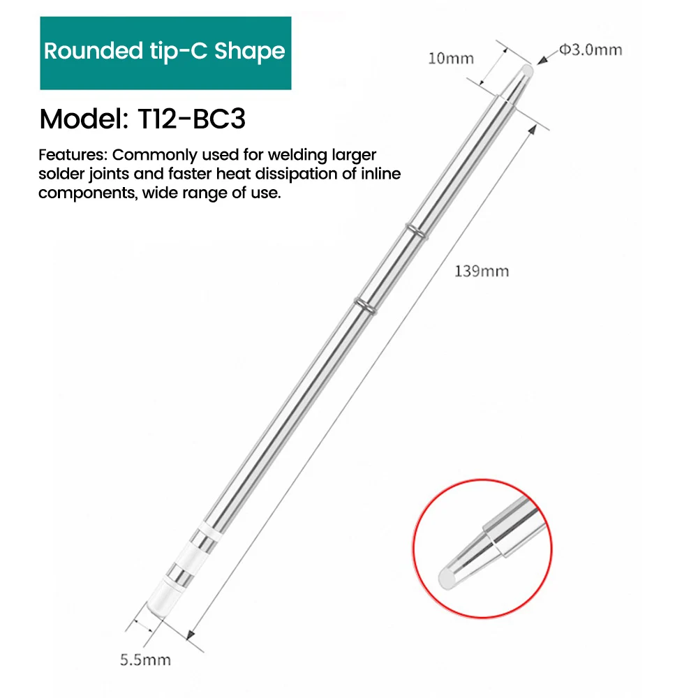 

Aideepen T12 Сменные наконечники паяльника