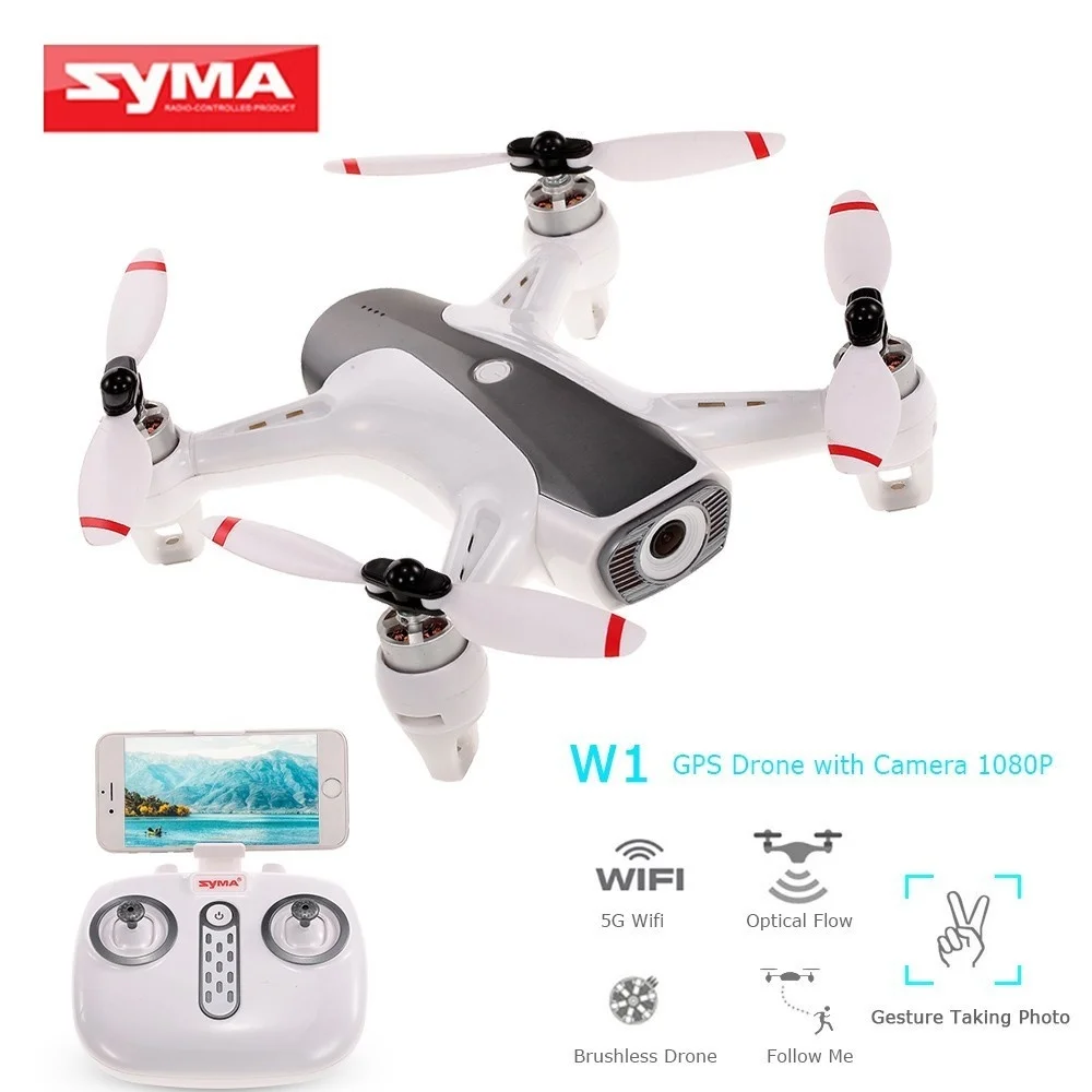 

Квадрокоптер Syma W1, Gps, Wi-Fi, Fpv, 1080p Hd, с регулируемой камерой