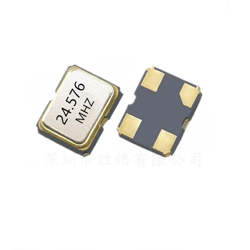 

（5PCS）3225 3.2X2.5MM Active Oscillator Crystal 24.576MHZ 4P SMD