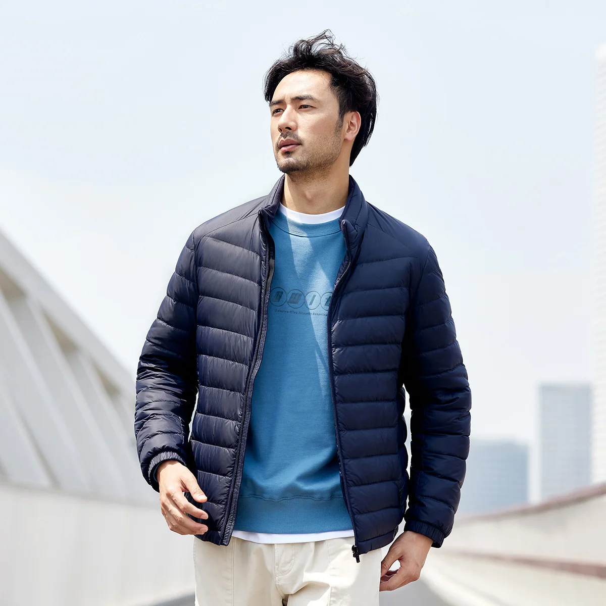 TANBOER Winter Lightweight Packable Men's Duck Down Puffer Jackets TF216201