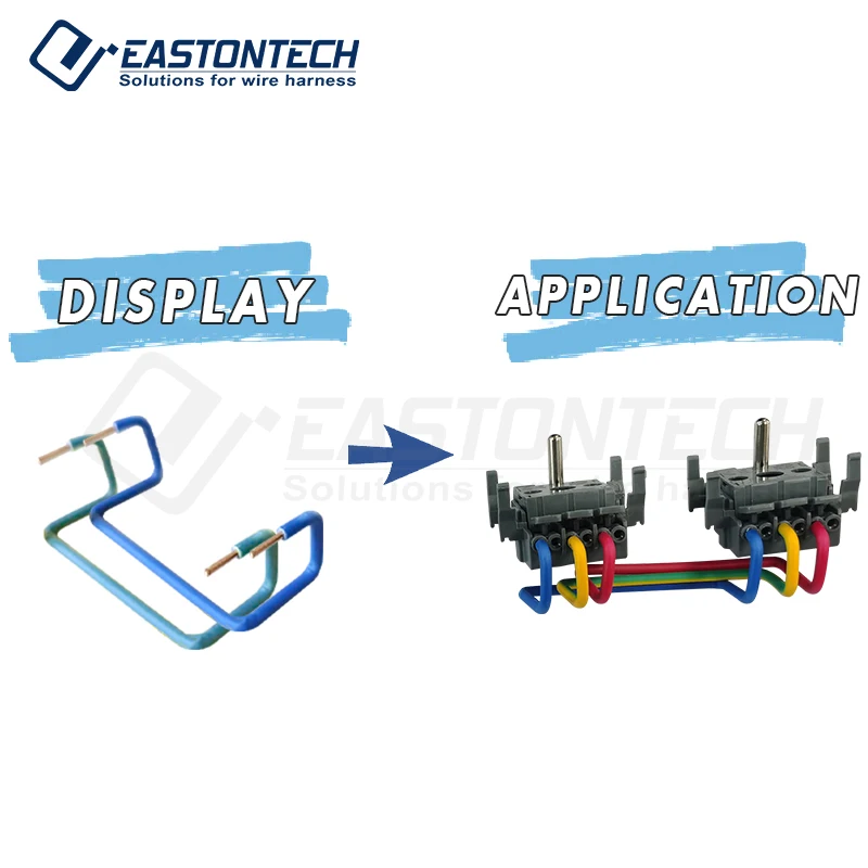 Eouttech EW-08D-1Automatic 3D гибкий станок для проволоки машина резки и зачистки проводов