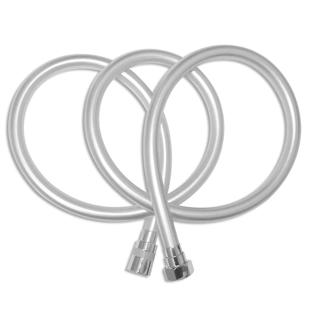 

Flexible Shower Head Hose Showerhead Replacement Attachment Bathroom Extension Accessories Outdoor Extender 1.2m