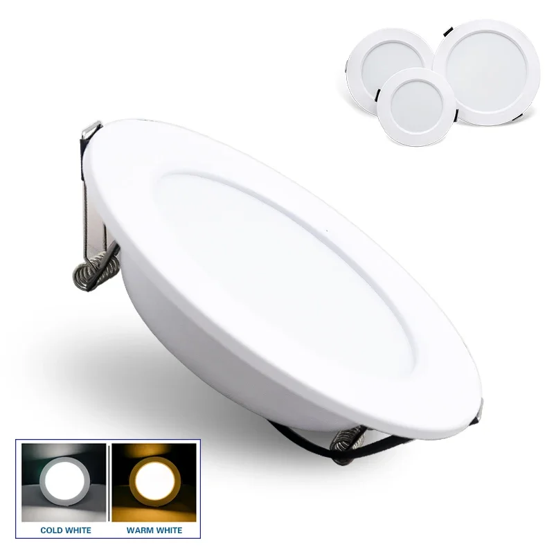 6 шт. встроенный круглый потолочный светильник 5 Вт 9 12 15 18