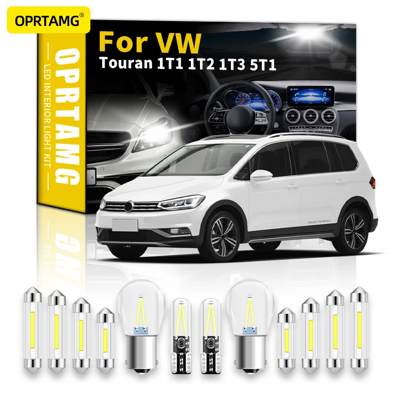 

Автомобильный светодиодный внутренний купол OPRTAMG Canbus для Volkswagen Touran 1T1 1T2 1T3 5T1 1998-2022