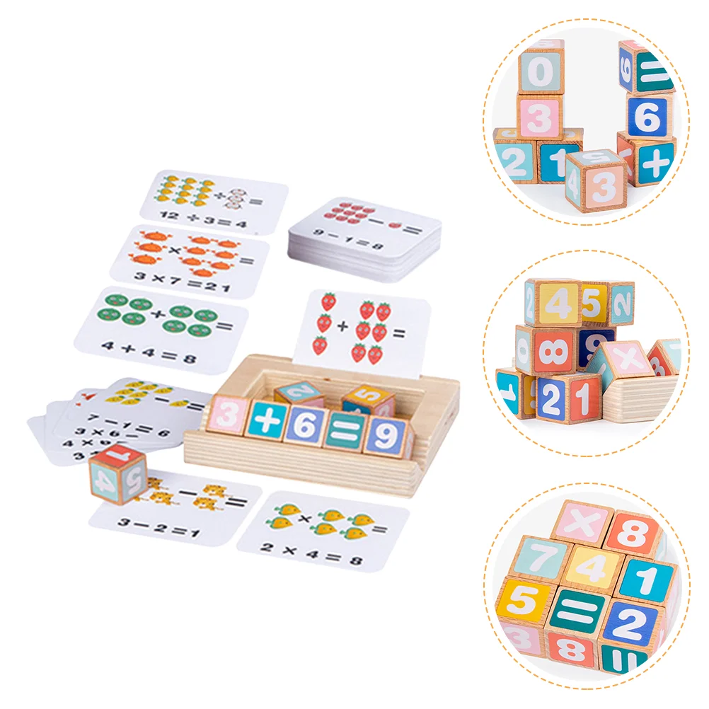 

1 Set Kids Math Block Kids Addition And Subtraction Block Kids Educational Kids