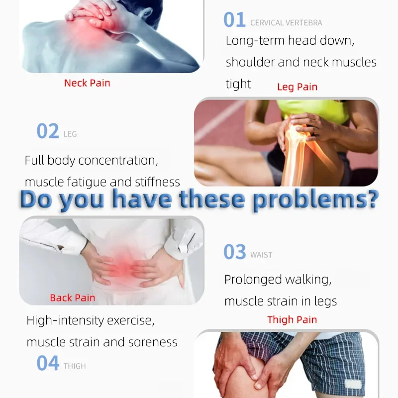 Массажер шейный Электрический Компактный портативный 8 режимов для ухода за
