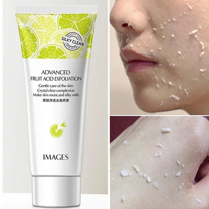 

Fruit Acid Peeling Gel 80G Facial Cleansing Exfoliating Peeling Scrub Deep Clean Acne Blackhead Remove Face Cleanser