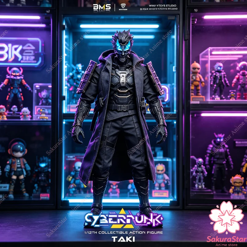 Фото В наличии: VTOYS BMS CF VSD010 Маска Самурая Таки Ханья, 6-дюймовая подвижная аниме-фигурка солдата, полный комплект игрушек №1