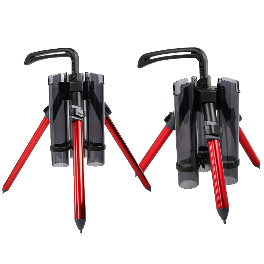 

Fishing Rod Support Tripod 530 Portable Rod Stand Barrel Holder Pole Holder Bracket Lure Box Fishing Rod Tools Short/Long Type