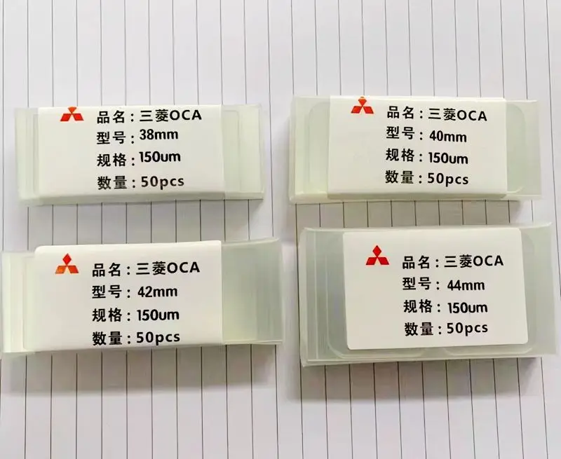 

50PCS OCA Glue Film Sticker For Apple Watch Series S7 S6 S5 S4 S3 S2 S1 41mm 45mm 38mm 42mm 40mm 44mm LCD Screen Glue Adhesive