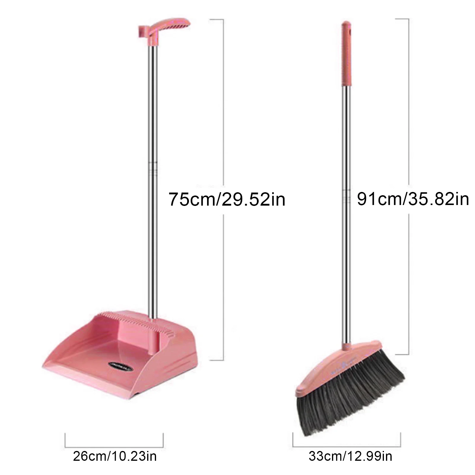 Cleaning Brush Broom Dustpans Set Broom and Scoop Set Folding Dustpan High-end Bathroom Water Wiper To Sweep Magic Brush Garbage images - 6