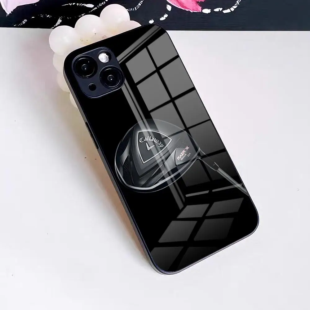 Фото Чехол для телефона Callaway Golf для iPhone 17 Pro Max, 16, 15, 14 Pro Max, 13, 11, X, Xs, Xr, 8, 7 Plus, стеклянный чехол №3