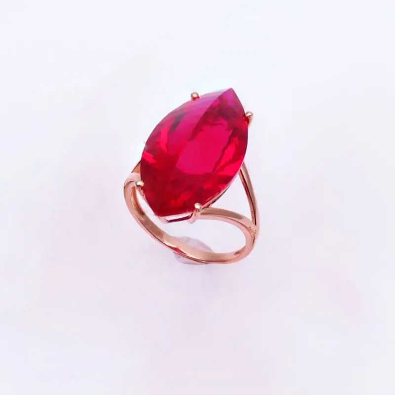 

Kama SANA чистый русский 585 фиолетовый позолоченный 14K цвет золото модная роза золото роскошный конский глаз красное кольцо
