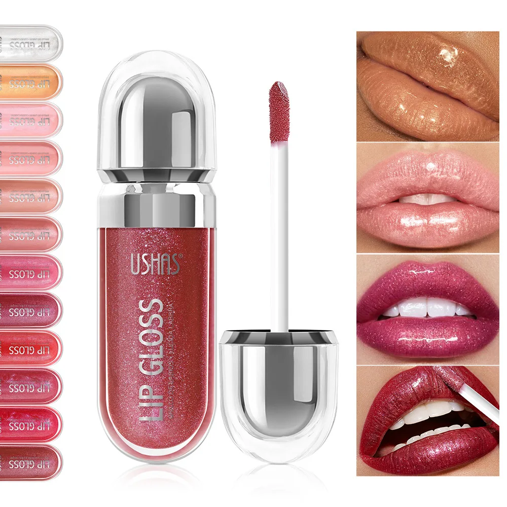 Pearl Liquid Lipstick Long-lasting Non-stick Cup Waterproof Mirror Fine Flash Lip Gloss Moisturize Glaze Maquiagem Makeup