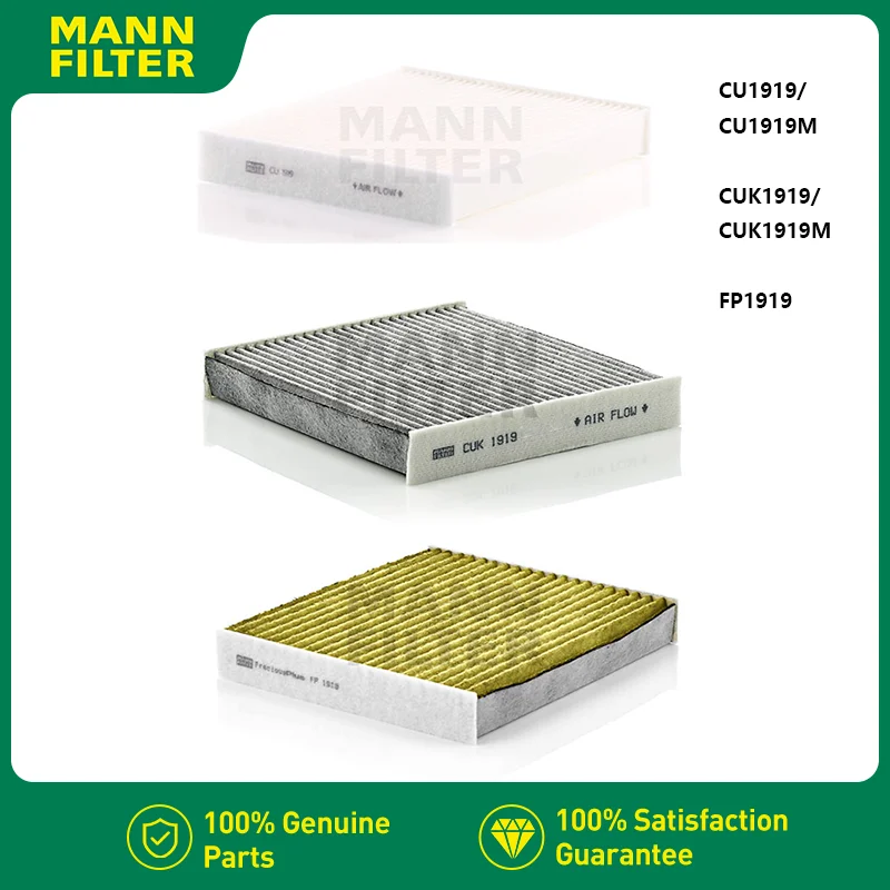 

MANNFILTER CU1919M/CUK1919M/FP1919 Cabin Air Filter Fits TOYOTA Corolla Prado LEXUS CT ES GS GX LX NX 8713950060 87139YZZ08