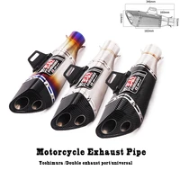 51mm yoshimura motorcycle exhaust pipe muffler tip modification accessories universal for atv fz8 mt07 nmax tmax 530 crf 230