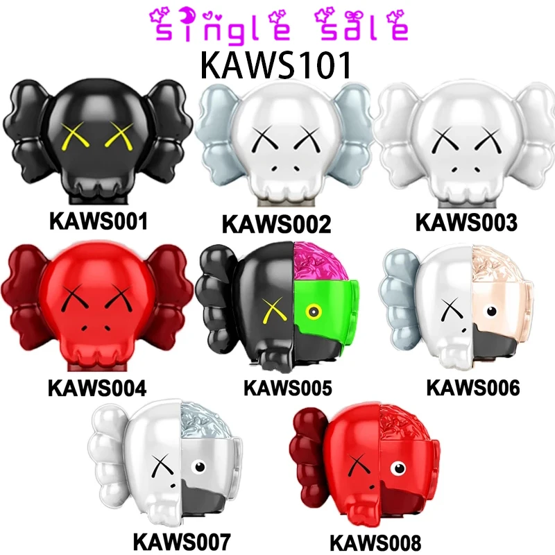 

Фигурки героев аниме KAWS101, 1 шт., Mni, Moc, наборы блоков, детали для обучения дома, «сделай сам», город, игрушки для детей, подарки знаменитостей