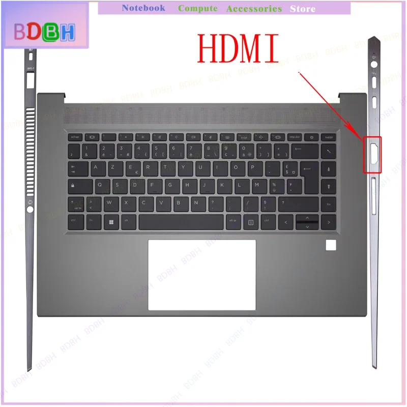 Фото Новая клавиатура с подсветкой и верхняя крышка с подставкой для рук для ZBOOK 15S Studio Create G7 G8 (US/UK/SP/LA/FR/IT/RU) – запчасти для компьютера №1