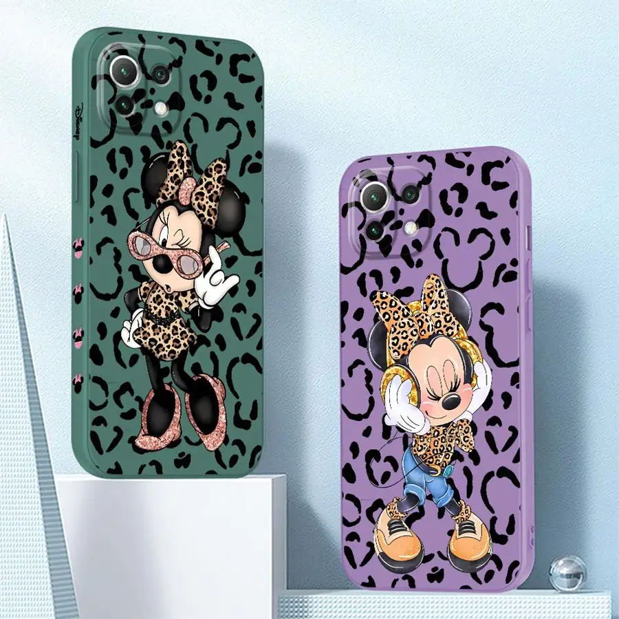 Disney Minnie Mouse phone Case for Mi 11 Lite 5G 11T Pro Poco X3 NFC X4Pro5G X4 GT X5 M3