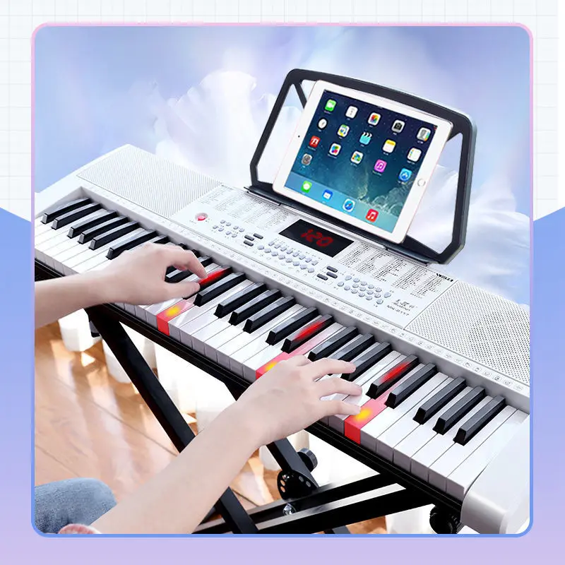 

Professional Piano Keyboard Digital Music Synthesizer Children Piano Adults Midi Controller 61 Keys Sintetizador Synthesizer