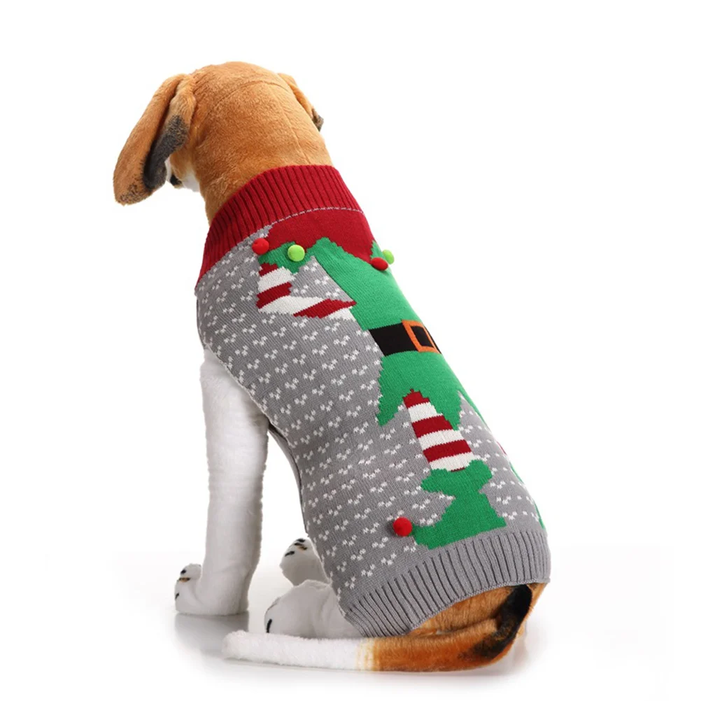 

Dog Sweater Sweaters Clothes Dogs Large Pet Puppy Christmas Cat Fall Xxs Medium Clothing Cloth Party Warm Jumpers Knitted Female