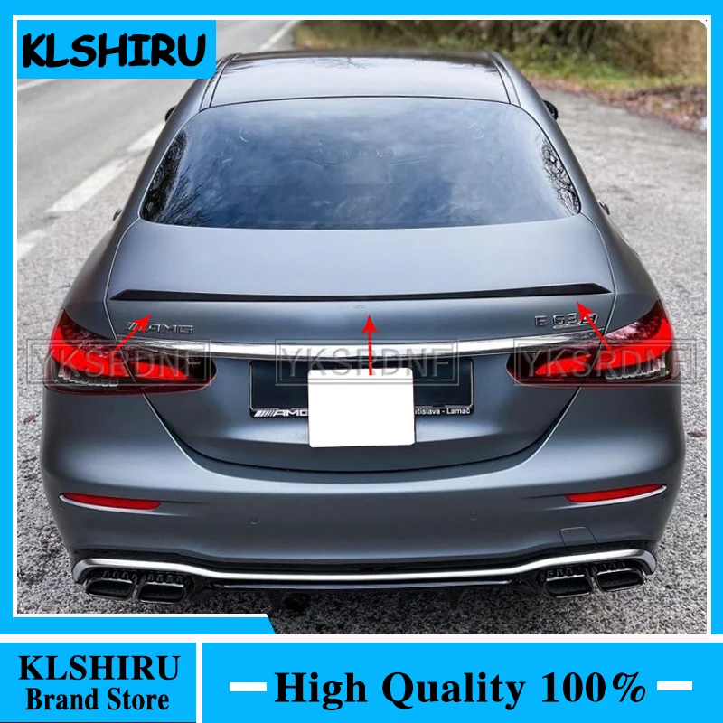 

Задний спойлер багажника, крыло багажника для Mercedes-Benz, новый E-класс W213 E250 E300 E43 E63 AMG Sedan 4 Door 2021 ABS