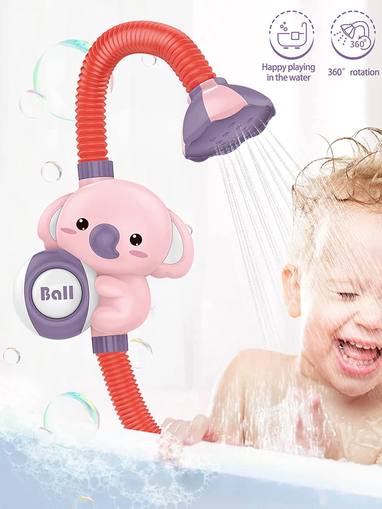 

Baby Bath Shower Head Electric Automatic Water Spray Toy For Tub Bathtub Water Spray Toy Gifts For Boys Girls 6 Months And Above