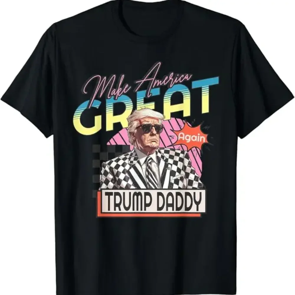Футболка Make America Great Trump 2024 Again Daddy's Home Daddy Aka Vote