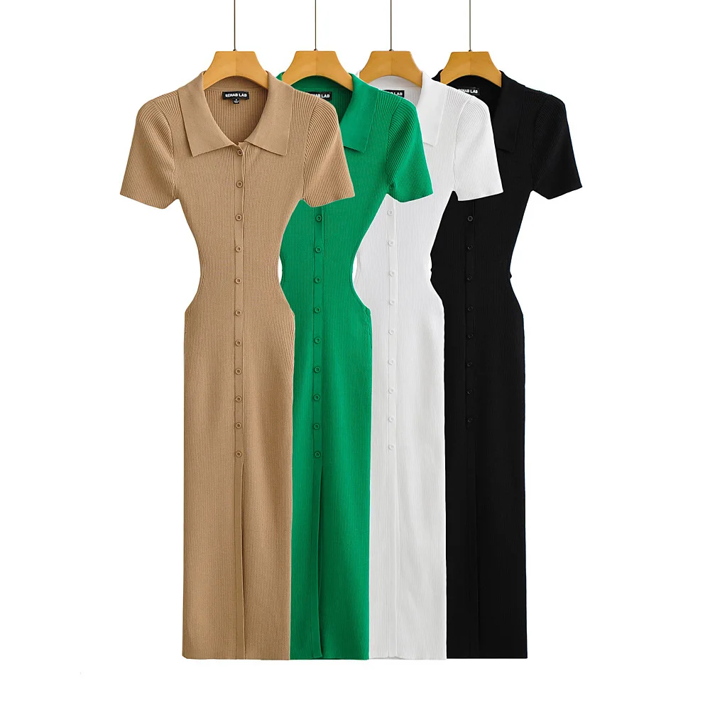 

2022 Brand New Spring Summer Women Female Sexy Polyester Dress Outwear