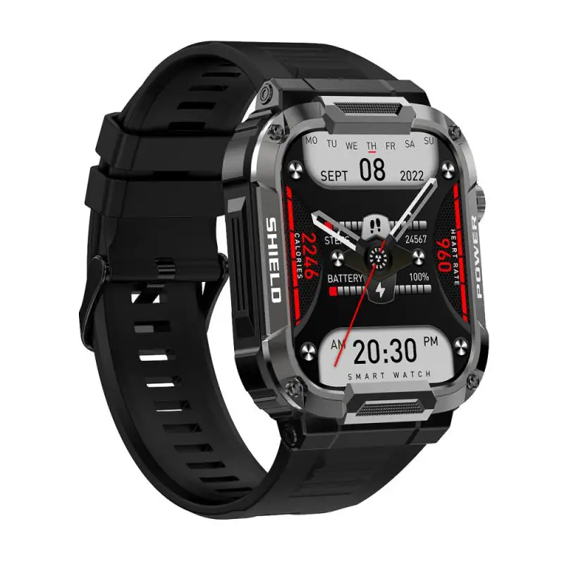 

New MK66 Smart Watch Men 1.85 Inch 400mAh Fitness Tracker Custom Dial Heart Rate IP68 Waterproof Call Sport Smartwatch