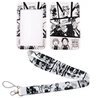 Брелок для ключей LX1065 с надписью Моя геройская Академия, шнурок для офиса, удостоверения личности, банковской карты, держатель для бейджа, аксессуары для телефона в стиле аниме