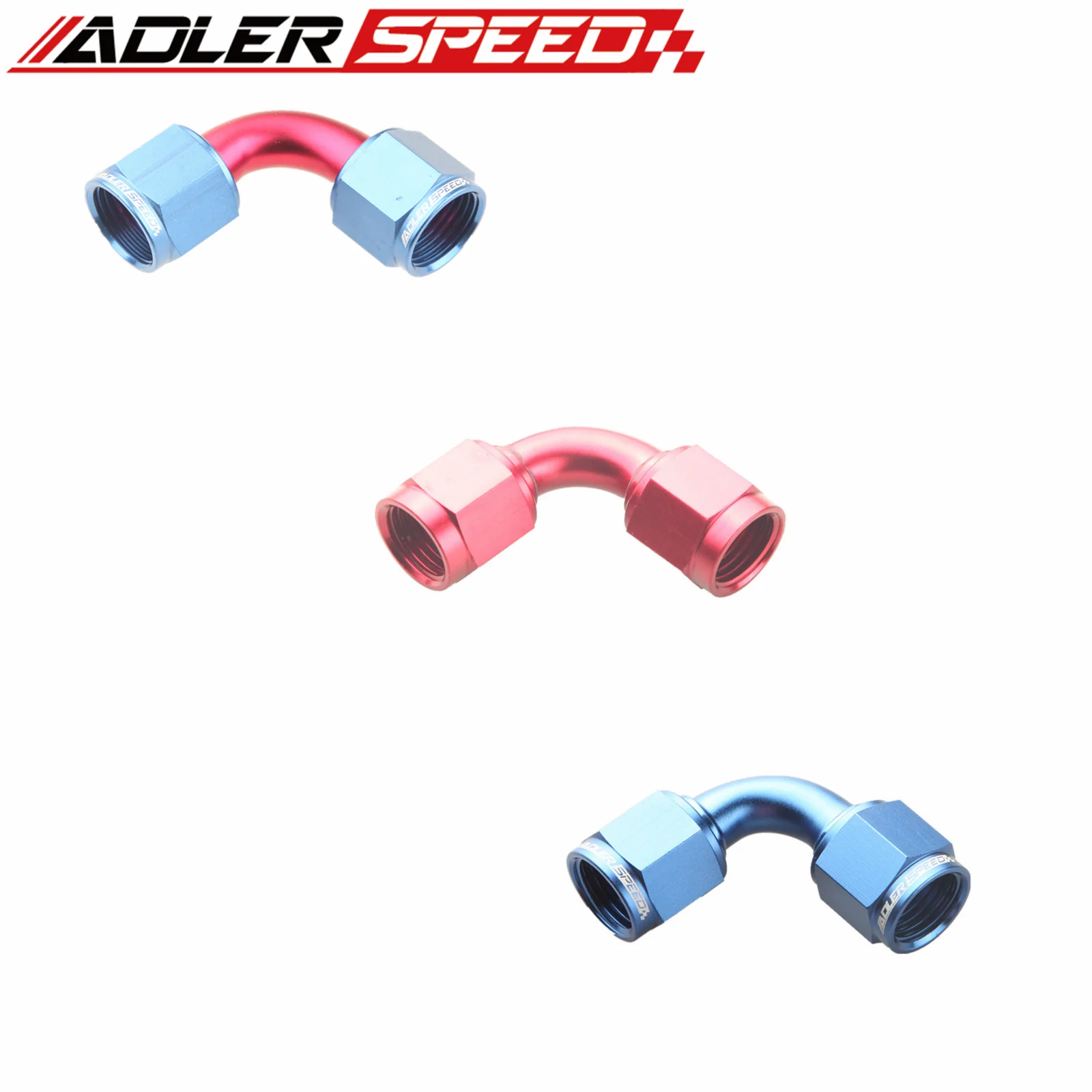 90-градусный AN4 AN6 AN8 AN10 мама на Алюминиевый адаптер для топливного шланга