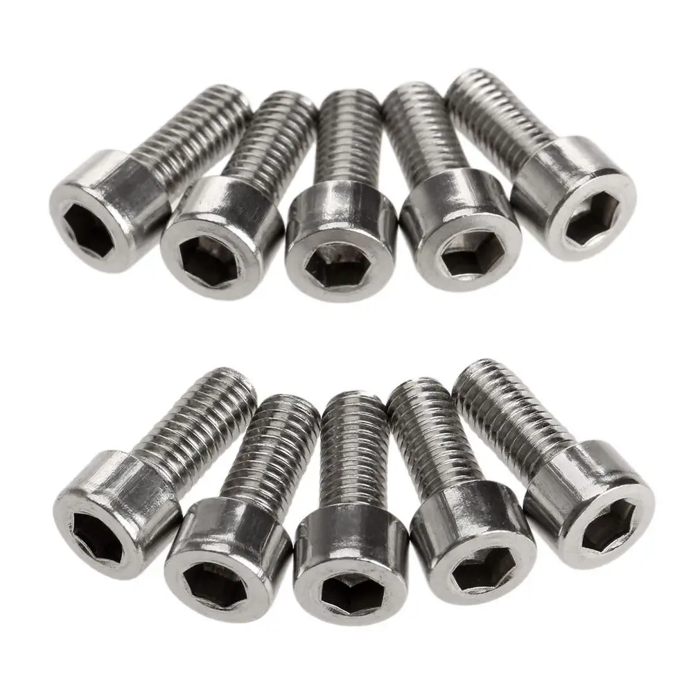 

Стальной держатель для бутылки с водой, винтовой держатель для бутылки горного велосипеда, винты для велосипеда M5, шестигранный болт, держатель для бутылки велосипеда, винты