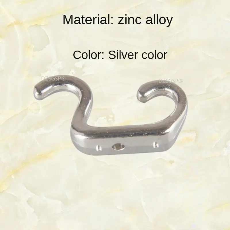 

6Pcs Single Enough Double Hook Retro Door Hanging Small Single Hook Zinc Alloy S Hook Mini Clothes Hook Ornament Hanging