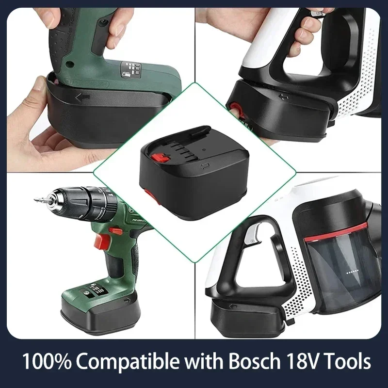 Литий-ионный аккумулятор 18 В 12800 мАч абсолютно новый для Bosch PBA PSB PSR PST дома садовых