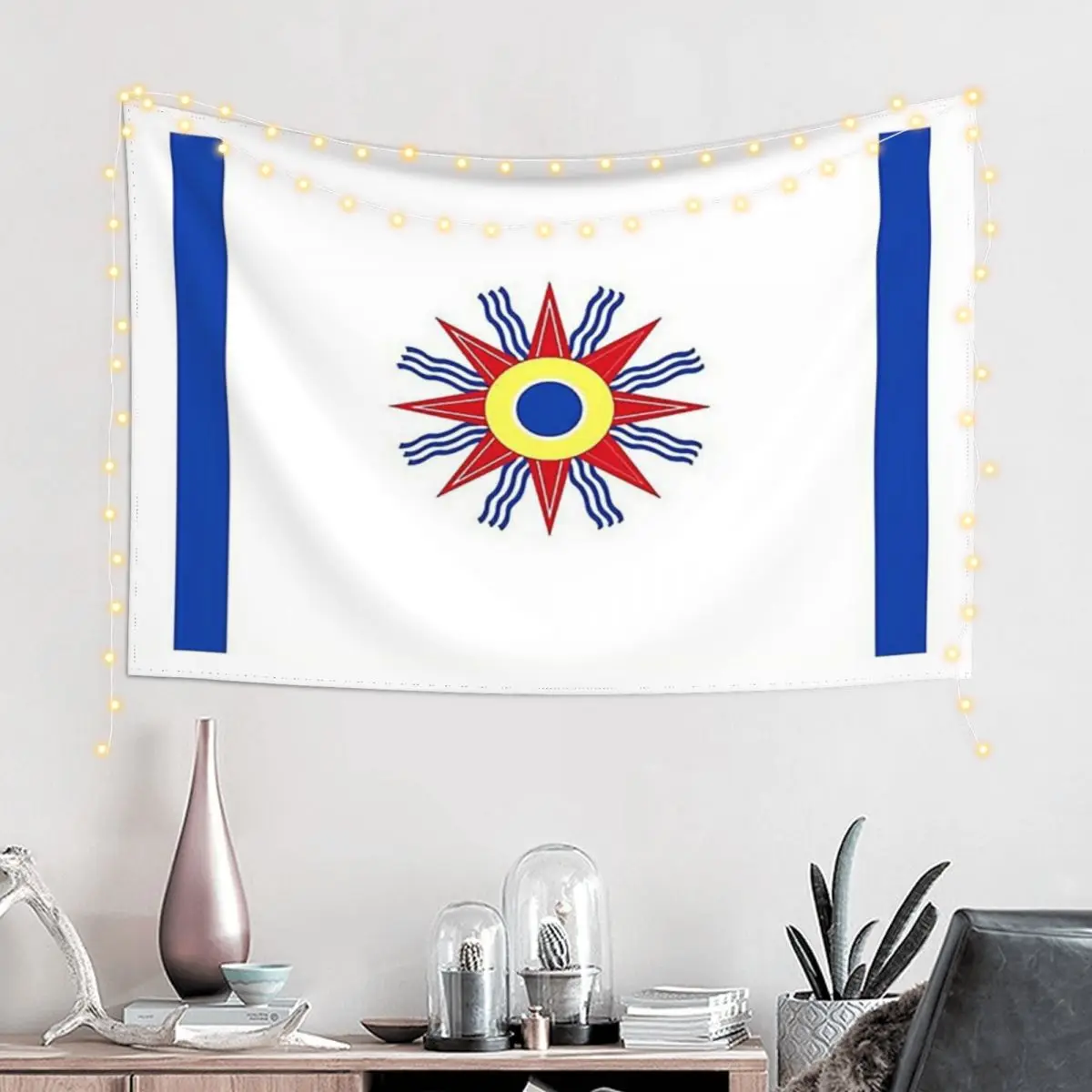 

Халдийский флаг, Настенный декор, гобелен для дома, подарок на день рождения, мягкая ткань, праздничный без запаха, настраиваемый