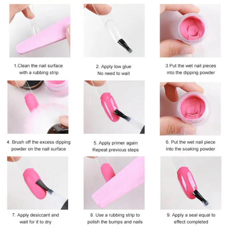 Инфильтрационная пудра для ногтей чистый цвет увлажняющий УФ-клей натуральный