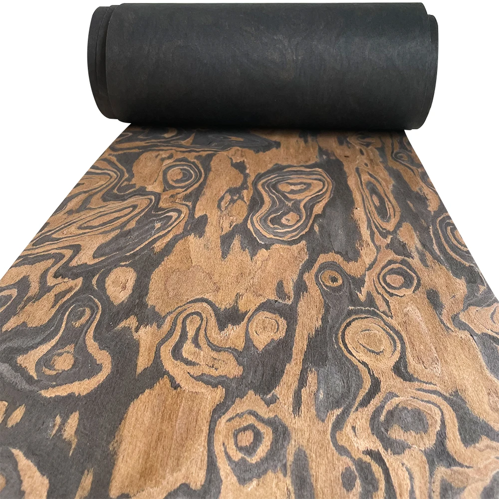 Тотем шаблон черный орех древесный шпон ручной работы DIY столярная мебель