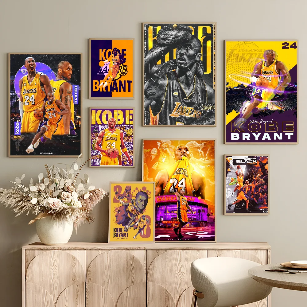 Винтажный Классический Постер Коби Брайанта-ретро Настенный Художественный
