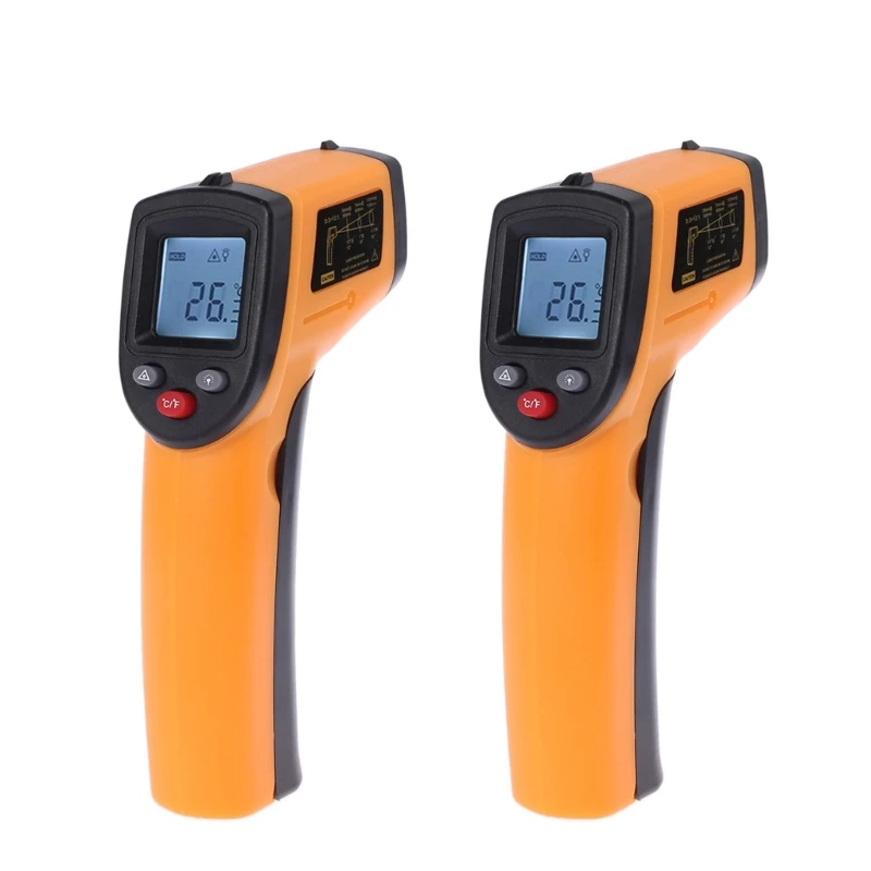 

Thermometer °C/°F Non Contact Pyrometer GM320 Industrial Digital IR Temperature Meter -50~380 degree Celsius-