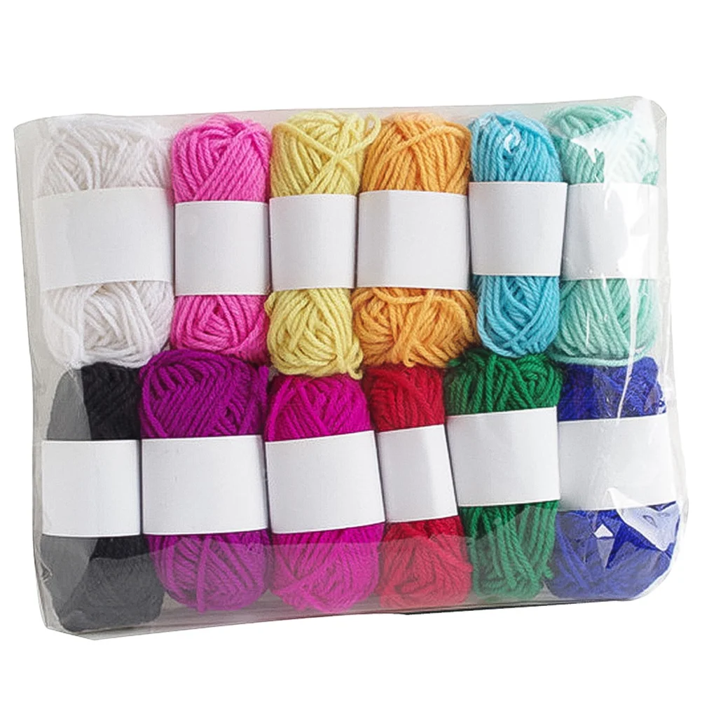 

Yarn Knitting Wool Crochetcotton Hand Acrylic Diy Line Weaving Felting Sweater Blanket Woven Craft Cloth Striping Baby Sock Hat