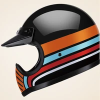sunnytimes dot approved full face motorcycle street bike helmets all season vintage style